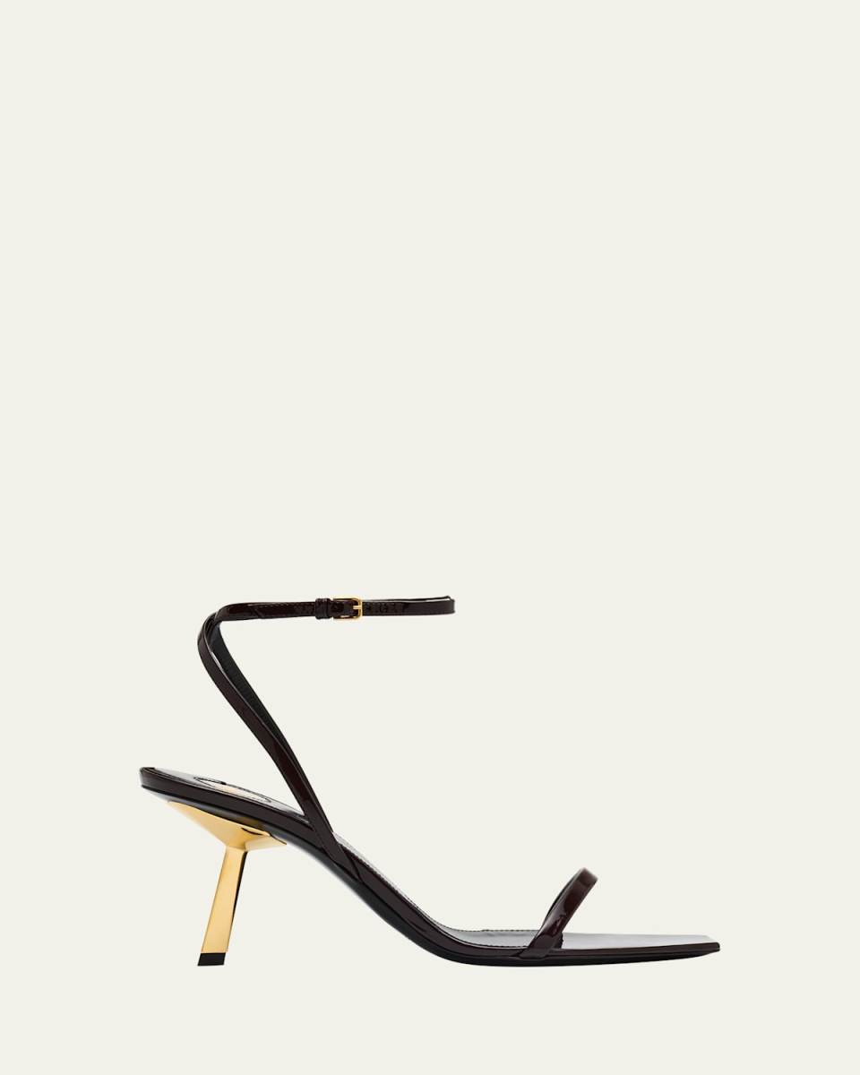 Lee Leather Ankle-Strap Sandals